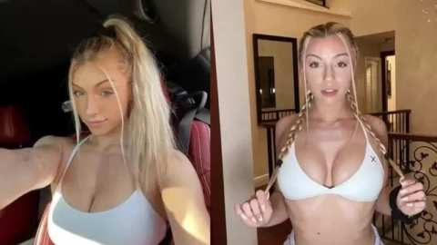 Blonde pounded hard on OnlyFans Live