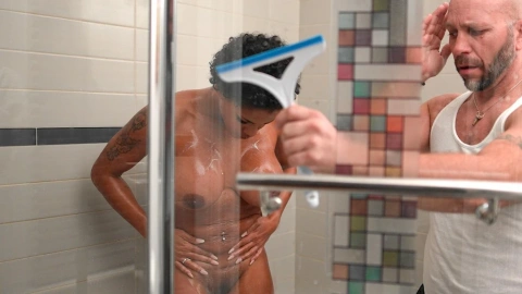AJ Nice - Window Cleaner Helps Ebony MILF