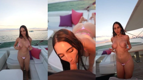 Izzy Green Gets Pounded on Sunset Boat Ride