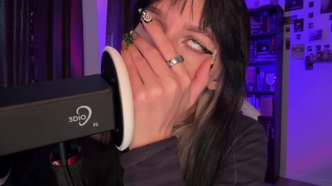 ASMR Mouth Sounds - Sage’s Quiet Curse Words (3Dio)