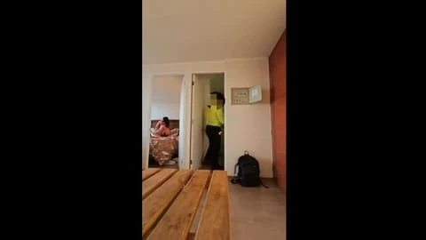 Naughty Sex with Girl & Electrician in Apartment