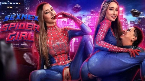 Spidergirl Web Fun - Captivating Roleplay