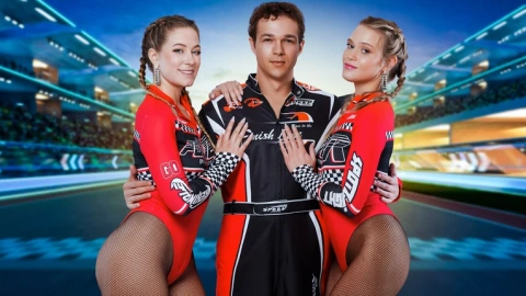 Chloe & River's Hot Flag Girl Audition Fuck