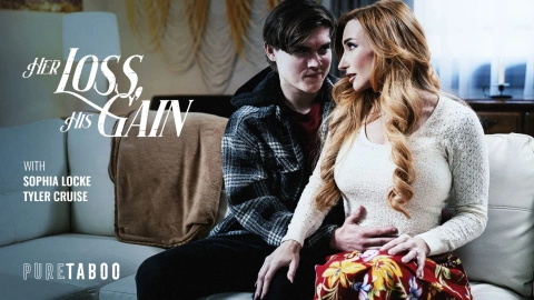Sophia Locke Consoles Busty Redhead Widow